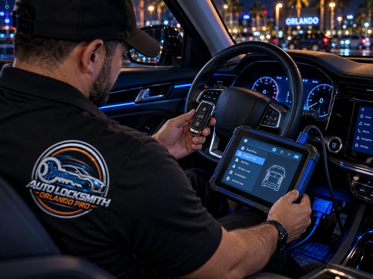 Programming a new key with dealer-level equipment
